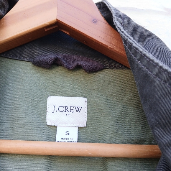 J. Crew Field Jacket Dark Olive Green Military - Picture 3 of 9